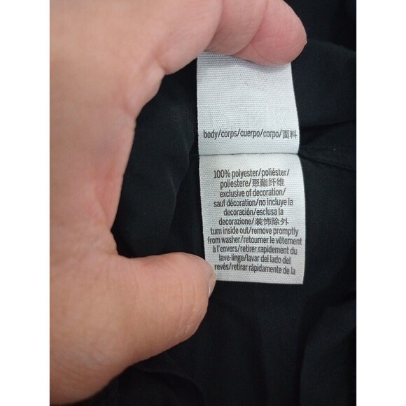 Victoria's Secret Pink Black Ombre Anorak Windbreaker jacket women’s size M/L - Picture 9 of 12